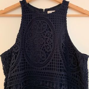 Lovers and Friends Navy Blue Cocktail Dress